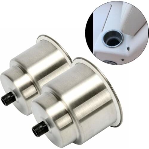 Car Accessories 2 pcs Stainless Steel 304 Satin polish Cup Drink Holder For RV Camper Truck marine yacht hardware