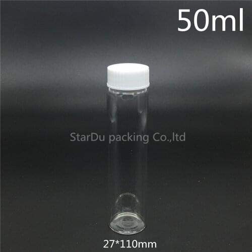 50ml Essential Oil Bottle With Plastic Lids, Sample Glass Bottle, 50cc Glass Vials, Glass Container 500pcs/lot