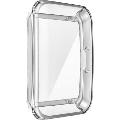 Soft Electroplating TPU Watch Cover Shell Screen Protector Case for Honor Band 6 77HA