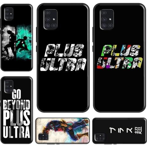 Plus Ultra My Hero Academia Case For Samsung A12 A32 A42 A52 A72 A20e A21S A11 A31 A51 A71 A70 A50 A10 A20 A02 S Cover