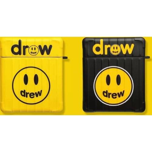 Drew House Suitcase Street Fashion IMD Soft Apple Airpods Pro / 1 / 2 Protective Earphone Case Cover