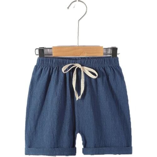 Childrens Pants Toddler Girls and Boys Cotton Shorts Pants Childrens Clothing from 2 to 7 years
