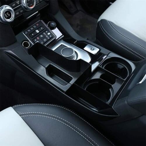For Land Rover Discovery 4 2010-2016 Right Hand Drive Center Console Multi-function Storage Box Phone Tray Black Plastic