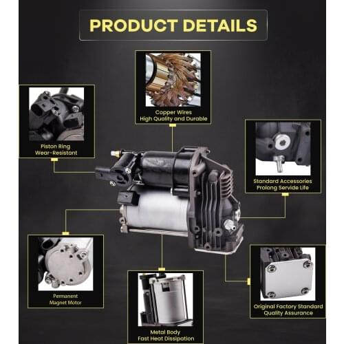 37226785506 Air Suspension Compressor Fit For BMW E70 X5 07-13 E71 X6 08-14 3.0D 3.0sd 3.0SI 4.8i M50d
