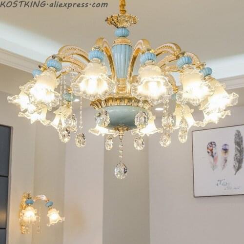Dining Room Chandelier Light Modern Chandelier Lighting Bedroom Crystal Lamp Living Room Lights Nordic Decoration Lamps Home