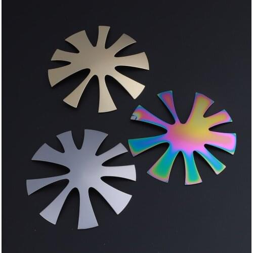 Pro 9 Sizes Easy French Cut V-Shape Tips Nail Art Template Stainless Steel Tools Manicure Edge Nail Art Cutter Clipper Cheapest