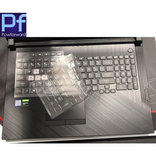 TPU Clear Keyboard Cover skin For ASUS ROG Strix G G731GV G731GW G731GT G731GU G 731 GW GT GU 17.3 inch Gaming Laptop