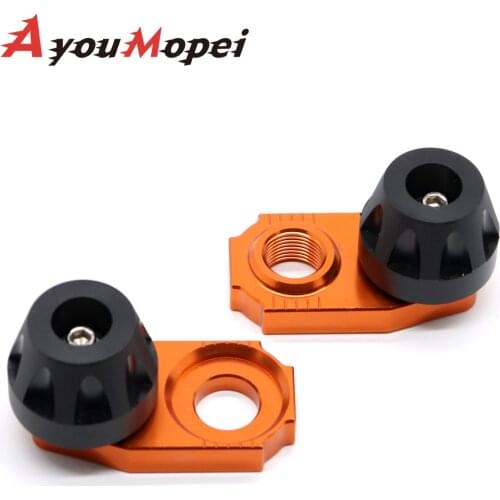 Chain Adjuster Regulator Sliders For EXC EXCF/G 525 520 500 450 400 350 380 300 250 200 125 Motorcycle Rear Wheel Protector