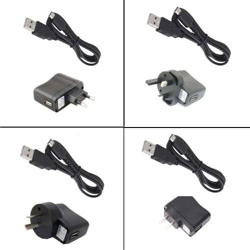 UK US AU EU Battery Wall AC Charger+USB SYNC Cable for For Nintendo DS NDS Lite NDSL power adapter