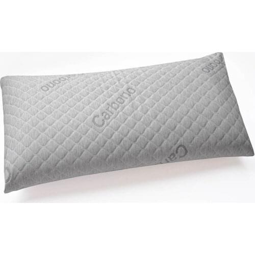 Carbon-Kamasof viscoelastic pillow with high breathability and moisture absorption, antibacterial and antiallergic 70x35