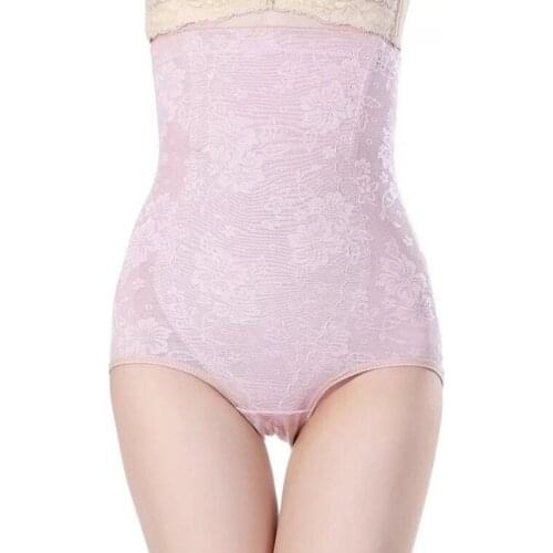 High Waist Shaping Slimming Waist Shaper Panties Breathable Lac Body Shaper Women Slimming Tummy Underwear Control Panty Shapers