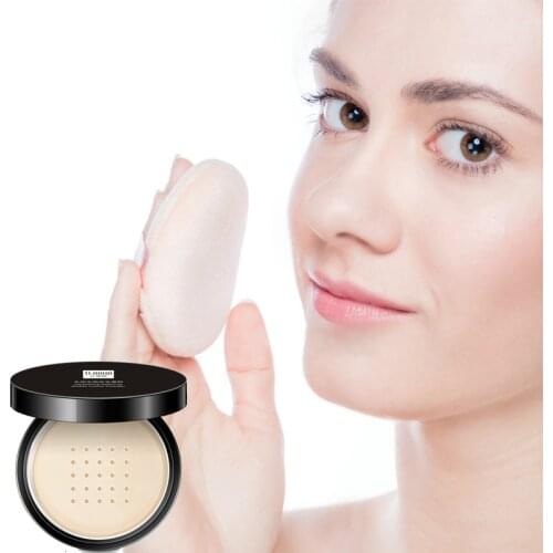 Moisturizing Setting Powder Makeup natural color Oil control Face Makeup Waterproof Loose Powder concealer Whitening 15g
