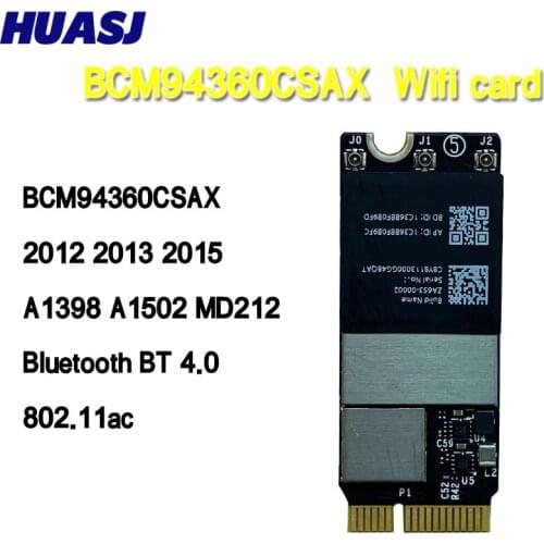 HUASJ BCM94360CS BCM94360CSAX Wifi Card 802.11ac for Pro A1425 A1502 A1398 Tested Bluetooth 4.0
