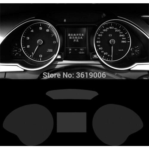 TOMMIA For Audi S5 09-16 Screen Protector HD 4H Dashboard Protection Film Anti-scratches Car Sticker
