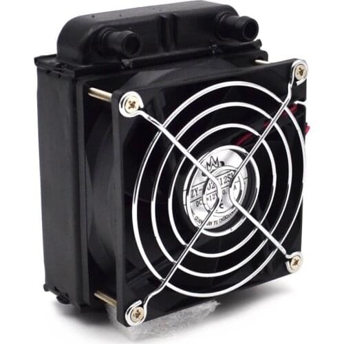 1pcs 80mm 8cm aluminium radiator fan included water cooling