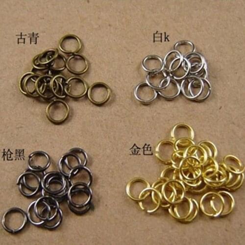 1000pcs Open Jump Ring Gold/silver/nickel color optional 5 mm link loop DIY Jewelry Findings Connector Jewelery 011019045