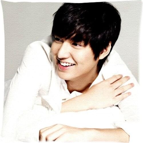 2018 Custom Cushion Cover Min-ho Lee Throw Pillow Cover Polyester Cushion Case for Sofa Decorative Pillowcase