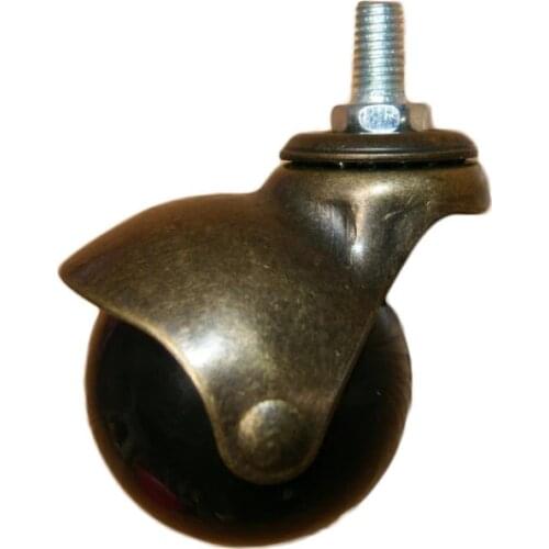 4Pieces/Lot M10 Diameter:48mm Bronze Color Spherical Ball Universal Wheel Caster
