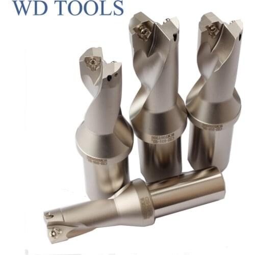 Big and deep hole processing WC-C40-80-2D Insert U Drilling indexable insert Drill Type