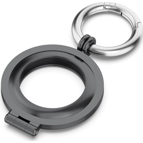 Catalpa Alloy Protective Case For Airtags Anti-Scratch Washable Sweat-proof Durable Ring Pendant Protective Sleeve For AirTag