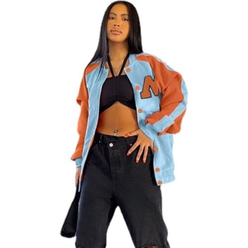 CNACNOO Women's Blue Jackets