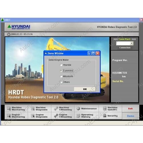Robex Diagnostic Software (HRDT) 2.0 for Hyundai