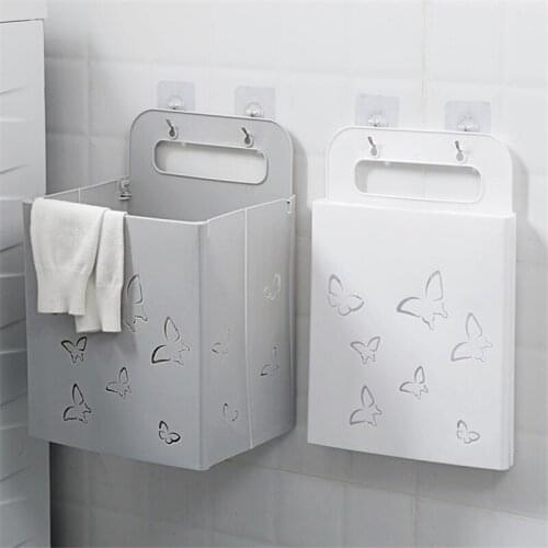 Home Bathroom laundry basket Space Saving Storage rack Collapsible Wardrobe Decorative Shelves Cabinet Holders Storage Shelf