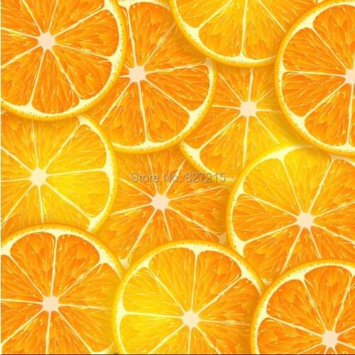 F-1021 Fruit Print Stretched Ceiling Films Suitable for workshop ceiling decoration