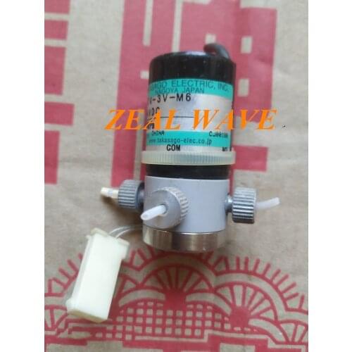 Imported TAKASAGO Takasago DC Three-way Solenoid Valve MTV-3V-M6 24VDC 200kPa Used