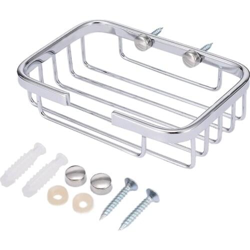 Stainless Steel Soap Holders Wall Mounted Shower Soap Holder Bathroom Accessories Storage Containers