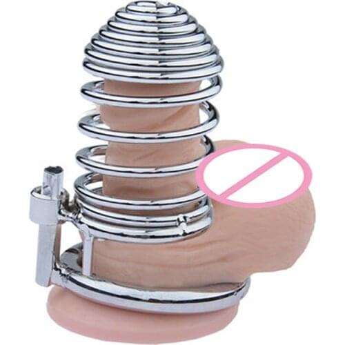 New Male Chastity Cage With Removable Urethral Stainless Steel Chastity Device For Men Cock Stealth New Lock Adult Sex Toy