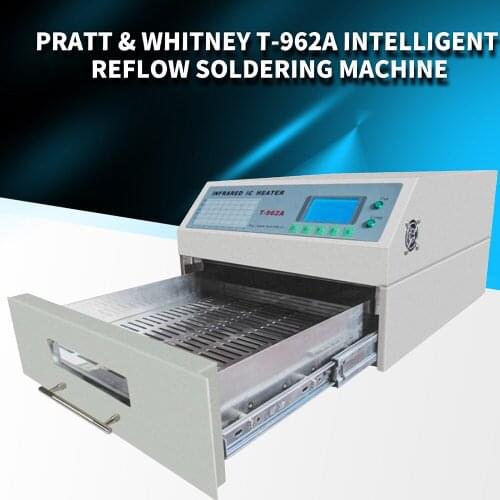 2021 New version PUHUI T-962A Infrared IC Heater T962A Desktop Reflow Oven BGA SMD SMT Rework Sation T 962A Reflow Wave Oven