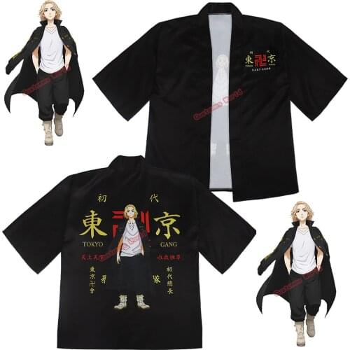 New Anime Tokyo Revengers Tokyo Manji Gang Tee Short Sleeve Tokyo Shorts Manjiro Sano Cosplay Ken Ryuguji Summer Toman Uniform