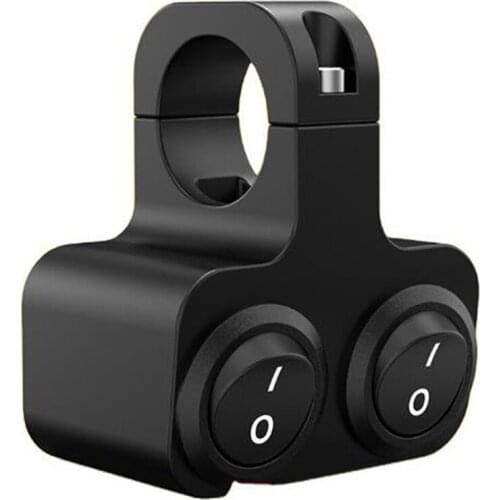 12V Motorcycle ATV/Bike Handlebar Headlight Fog Light Horn Dual Buttons Switch high quality