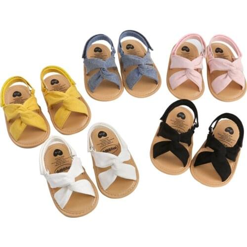 Cute Baby Girls Sandals Breathable Toddlers Simple Style Solid Color Soft Sole Shoes Outdoor Indoor Prewalker