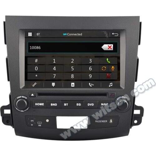 8" Capacitive Touch Screen Special Car DVD for Peugeot 4007 2007-2012 with Tire Pressure Monitoring System Support