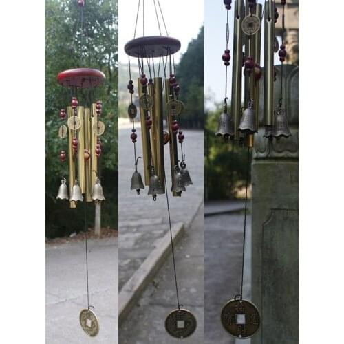 Outdoor Metal Wind Chimes Yard Garden Tubes Bell Wind Chime Window Bells Wall Hanging Decorations Home Garden Decor