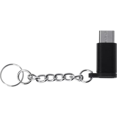 USB-C USB 3.1 Type C Male To Micro USB Female Adapter With Anti-Lost Key Chain
