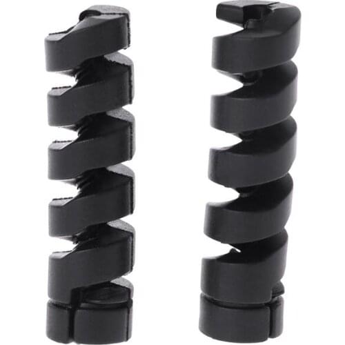 2pcs Cable Protector Bobbin Winder Data Line Case Rope Protection Spring Twine For Phone USB Earphone Cover C7AA