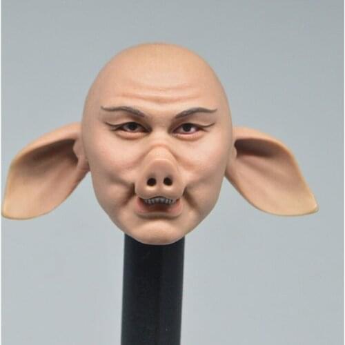 1/6 Scale Pig Figure Journey To The West Pigsy Head Sculpt Model Toys For 12 Inches Action Figure Dolls