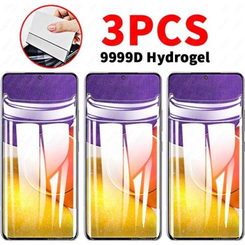 2pcs Full Curved Hydrogel Film For Samsung Galaxy a82 A52 5G for Sumsung a72 a32 Protective Screen Protector Not Tempered Glass