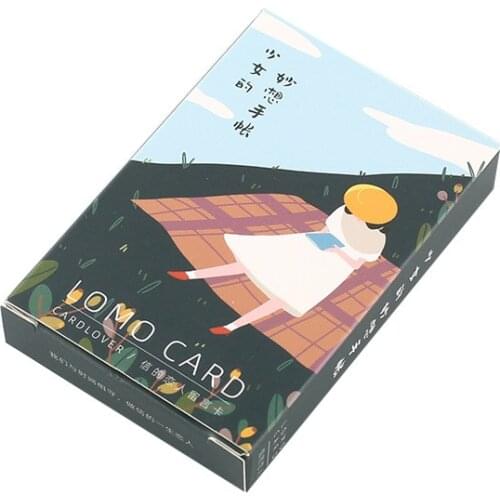 28 Sheets/Set Novelty Daily Life Flowers Stars Series Lomo Card/Greeting Card/Wish Card/Christmas And New Year Gifts