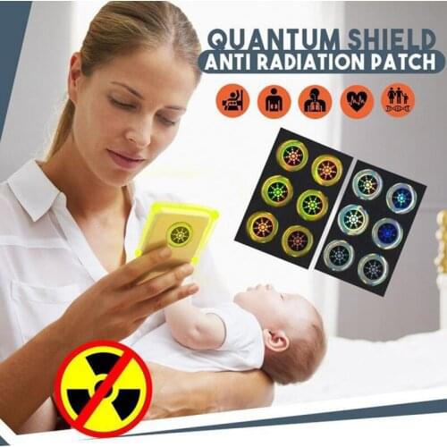 6-pack Anti-EMF Repellent Patch Stickers 100% Natural Non Toxic Cell Phone - EMF Shield Stickers | Anti EMR Shield | Easy To Use