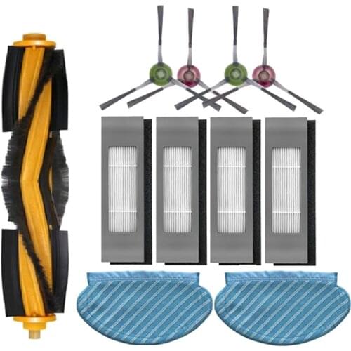 Promotion!Roller Side Brush Filter Mop Cloth Set for Ecovacs Deebot Ozmo 920 950 Vacuum Cleaner Parts Replacement Home Accessori