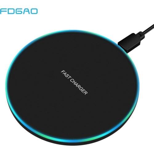 FDGAO 30W Fast Wireless Charger For Samsung S21 S20 S10 Note 20 10 USB C Qi Charging Pad for iPhone 12 11 XS XR X 8 Airpods Pro