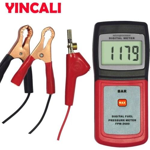 Newly FPM-2680 Fuel Pressure Tester Gauge Digital Auto Fuel Pressure Meter FPM2680 Manometer