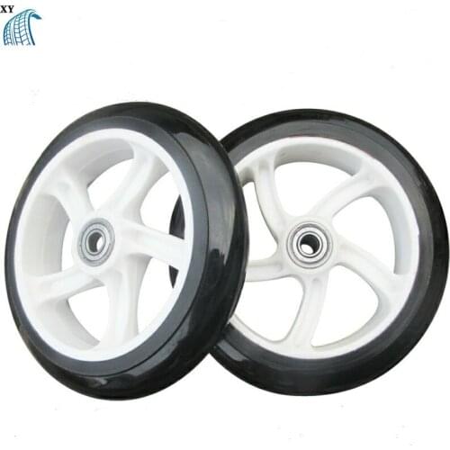 Diameter 8mm Double Bearing Steel Silent Wheel Luggage Cart Wheel Shopping Cart Wheel Trolley Trolley Cart