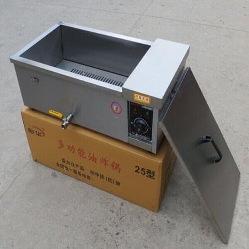 Electric stainless steel Potato Spiral Chips deep Fryer for commercial ZF