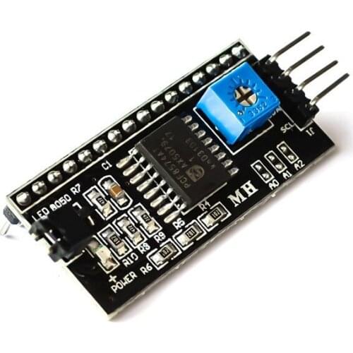 IIC/I2C/interface LCD1602 adapter board to send library