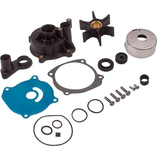 Water Pump Impeller Repair/Rebuild Kit for Johnson Evinrude 130hp 20" Models 1994-2000/225hp 20" Models 1999/V4 V6 V8 1982-1992